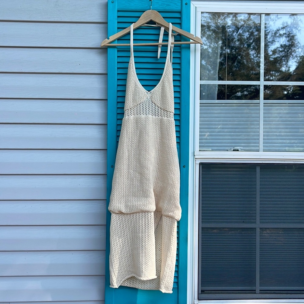 Lulus crochet/knit midi dress